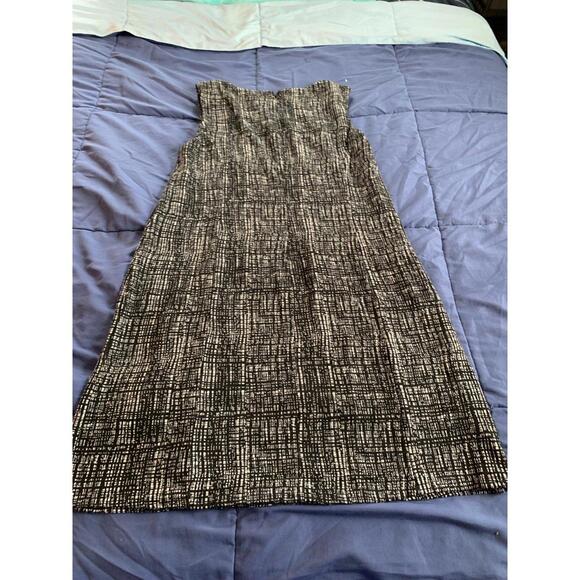 Cold Water Creek Knee-Length Dress Black and White - Picture 7 of 8